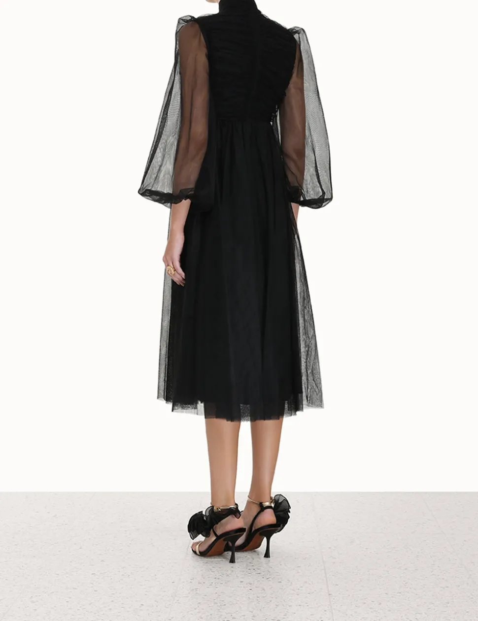 Tulle Midi Dress