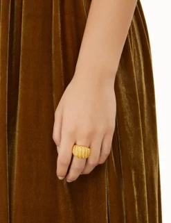 Twisted Rope Dome Ring