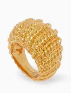 Twisted Rope Dome Ring