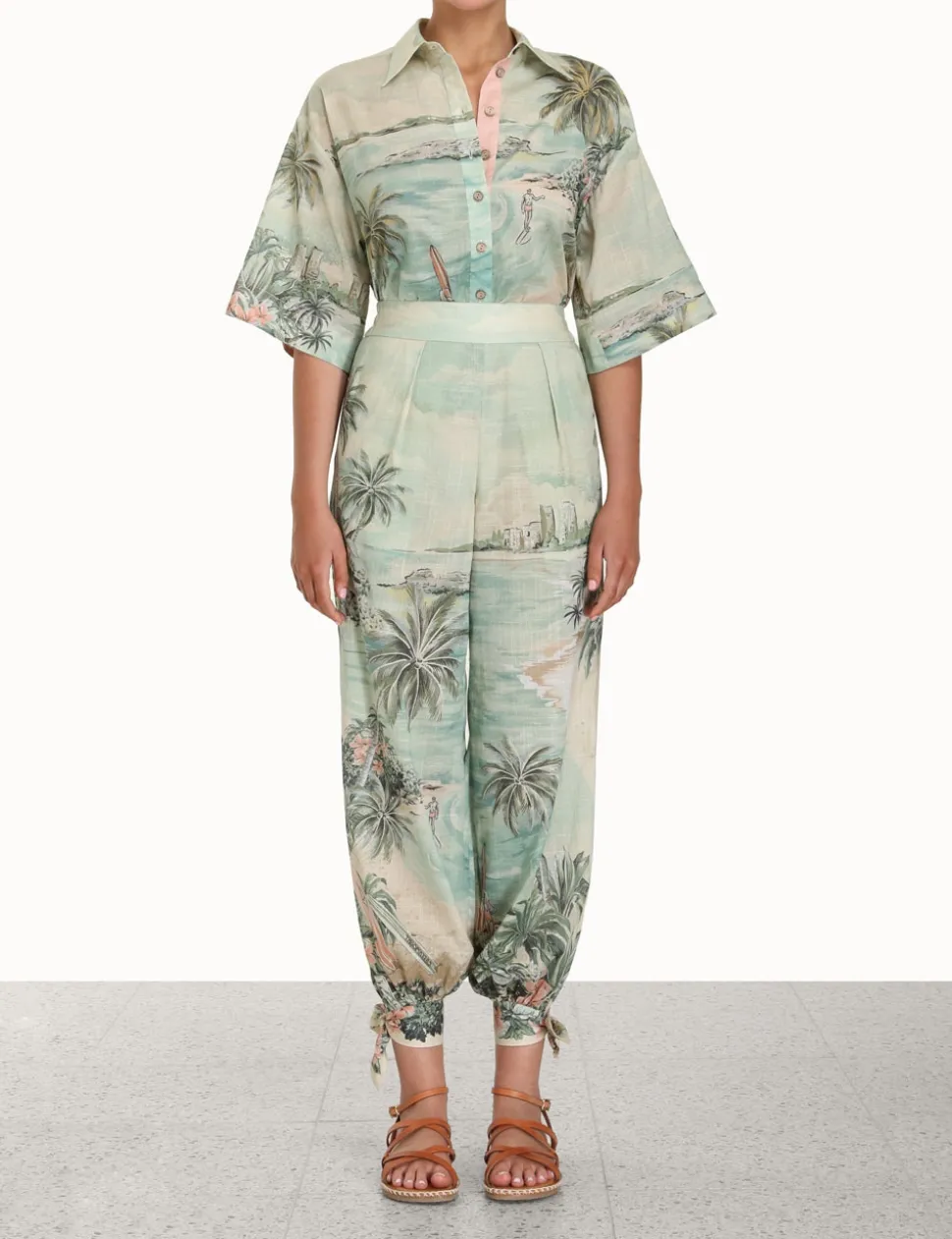 Vacay Tied Track Pant