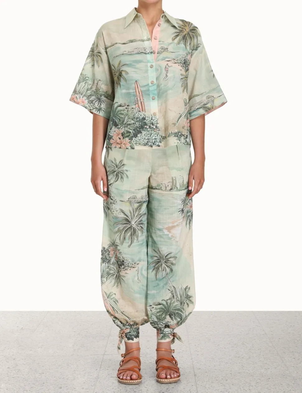 Vacay Tied Track Pant