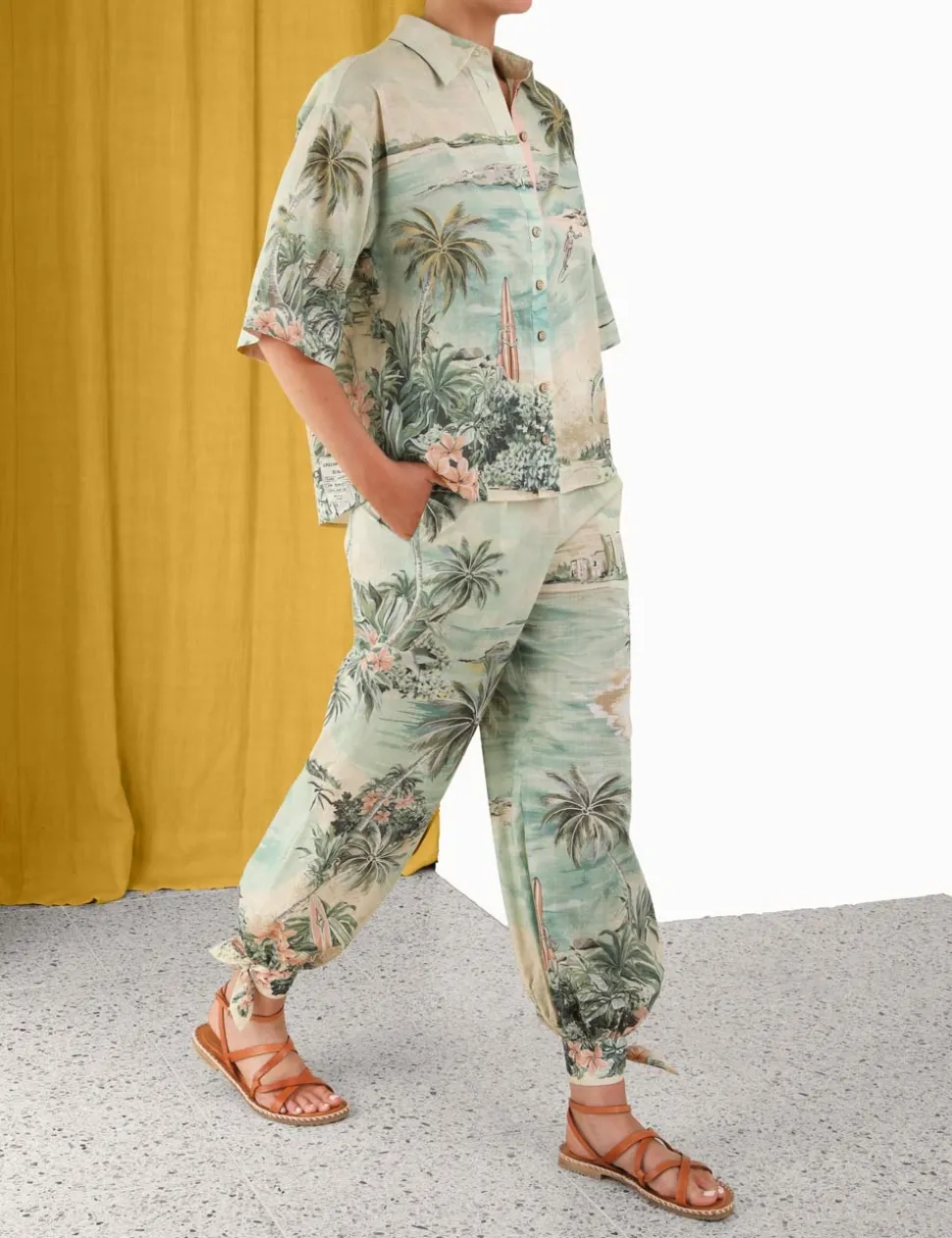 Vacay Tied Track Pant